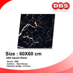 DBS GRANITE 60X60 APOLO BLACK HG KW1 BOX/1.44M2