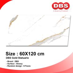 DBS GRANITE 60X120 GOLD STATUARIO KW1 BOX/1.44M2