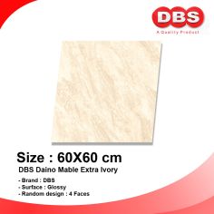DBS GRANITE 60X60 DAINO EXTRA IVORY KW1 BOX/1.44M2