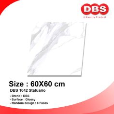 DBS GRANITE 60X60 1042 STATUARIO KW1 BOX/1.44M2
