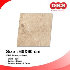 DBS GRANITE 60X60 BRECCIA SAND KW1 BOX/1.44M2