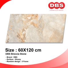 DBS GRANITE 60X120 BRECCIA STONE KW1 BOX/1.44M2