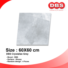 DBS GRANITE 60X60 CRYSTALIZE GREY BOX/1.44M2