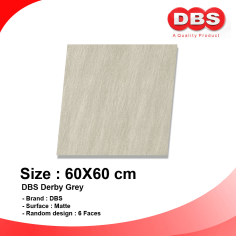 DBS GRANITE 60X60 DERBY GREY MATT BOX/1.44M2