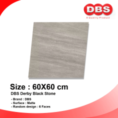 DBS GRANITE 60X60 DERBY BLACK STONE MATT BOX/1.44M2