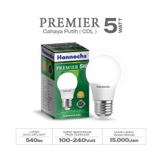 HANNOCHS PREMIER LED BULB E27 5W DAYLIGHT (6500K)