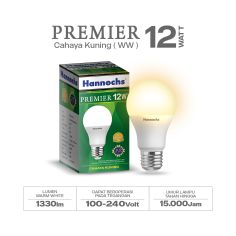 HANNOCHS PREMIER LED BULB E27 12W WARM (3000K)