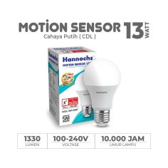 HANNOCHS MOTION SENSOR LED BULB E27 13W DAYLIGHT