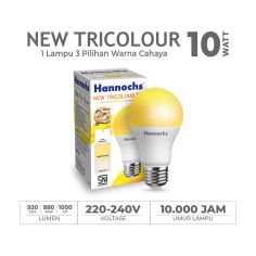 HANNOCHS TRICOLOUR LED BULB E27 10W