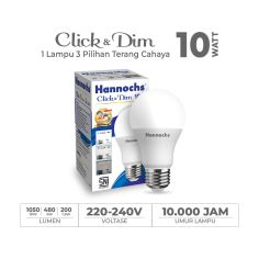 HANNOCHS CLICK DAN DIM LED BULB E27 10W DAYLIGHT