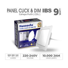 HANNOCHS CLICK DAN DIM E27 9W IBS DAYLIGHT PANEL