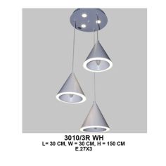 LUMINA LAMPU GANTUNG 3010/3R WHITE