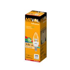 MEVAL AF7-C4B LED CANDLE CLR 4W E14 WW