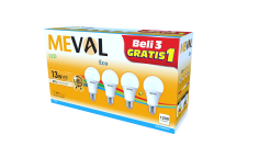 MEVAL EB4-13A ECO LED BULB 13W DAYLIGHT PACK/4