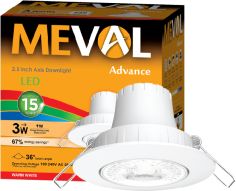 MEVAL AR1-03B LED SLIM 3W DOWNLIGHT ADVANCE ROUND WARM