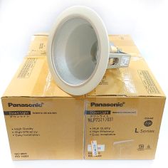 PANASONIC DOWNL NLP73412 WHITE Ø150 SILVER FROSTED PACK/4