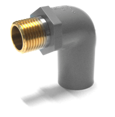 SCG FITTING AW FAUCET ELBOW INSERT METAL 90Â° 3/4"