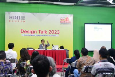 HDII Gelar Design Talk 2023 di Depo Bangunan Tangerang Selatan