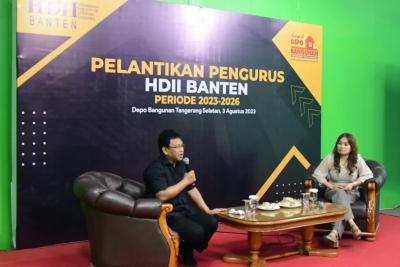 Pelantikan Pengurus Hdii Banten Periode 2023-2026 Di Depo Bangunan